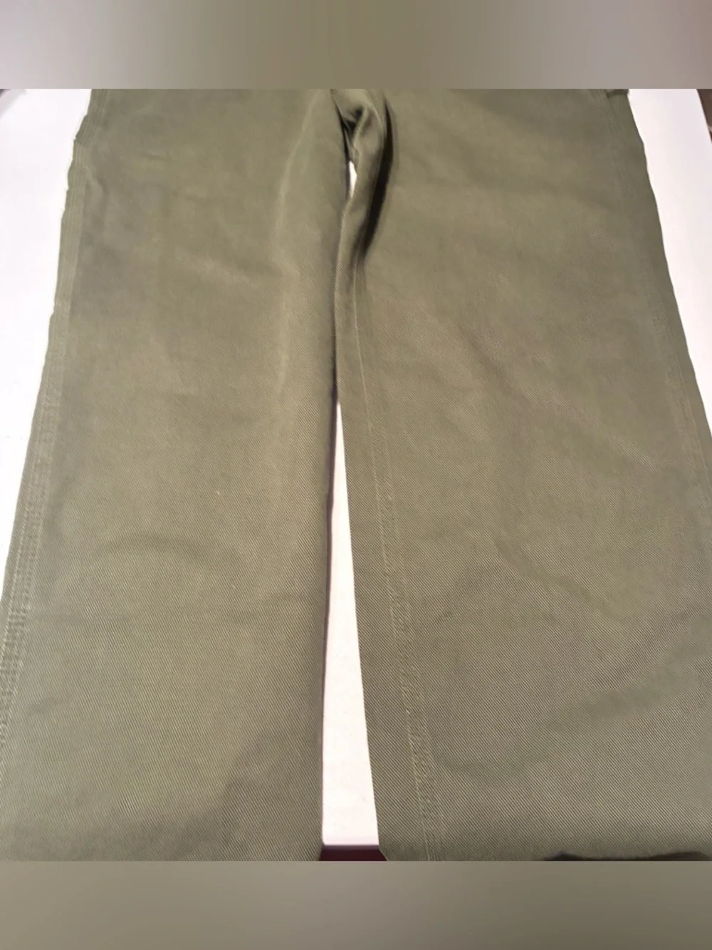 NWT Aritzia TNA Greenwich Carpenter Pant in GD Fatigue Green Size 00 - Picture 9 of 14